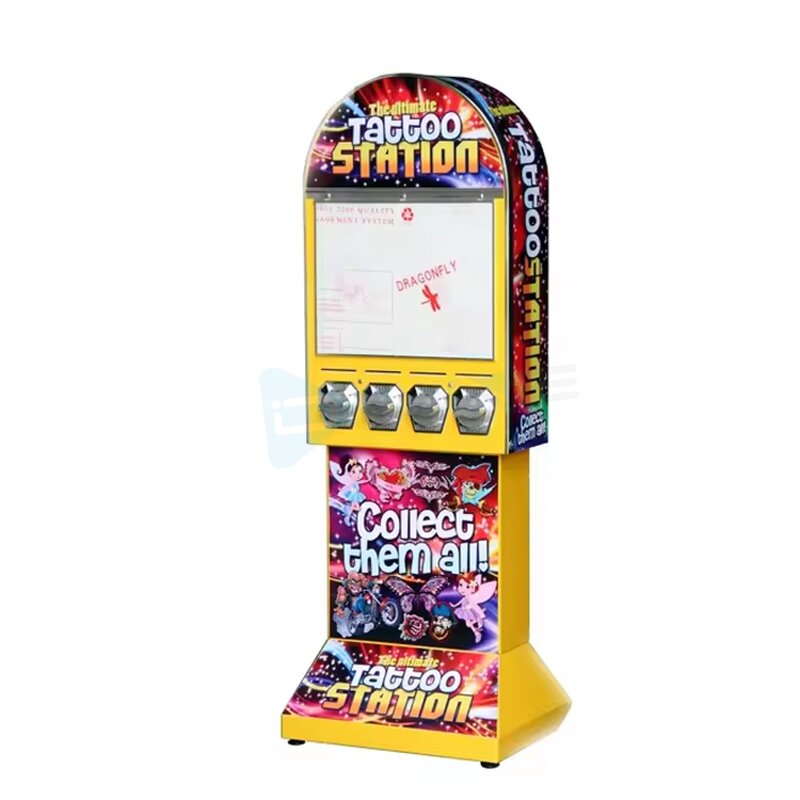Vending Machine Manufacturer - Coin Operated for Trading Cards Tattoo Sticker