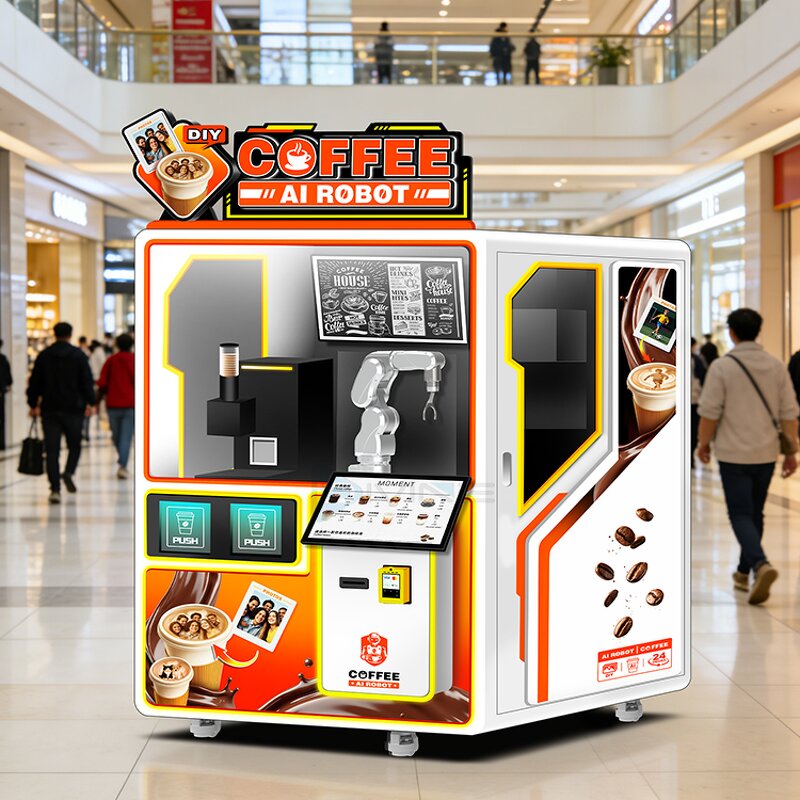 Coffee Vending Machine Manufacturer - Super Large 24-Hour Robot Kiosk Unmanned Multi Flavor