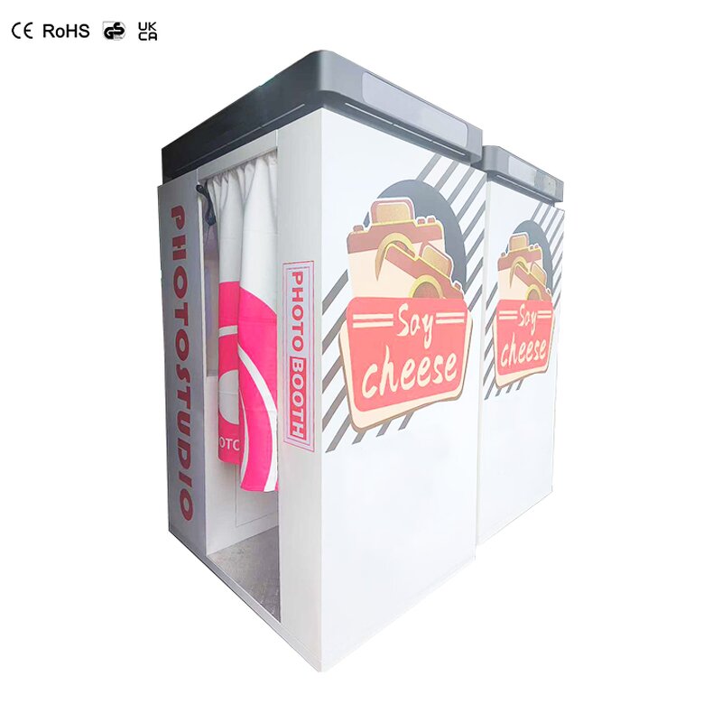 Photo Booth Manufacturer - Custom Interactive Coin Operated Unmanned Self-Service with Instant Printer