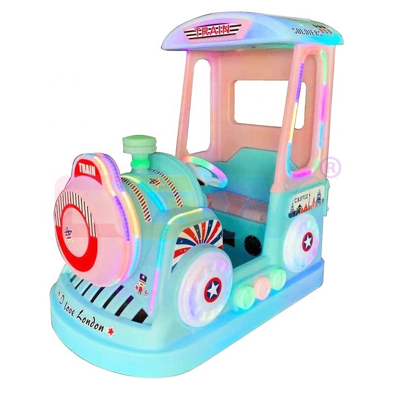 Battery Racing Car Ride - Manufacturer - Kids Coin Operated Outdoor Game Center Kiddie