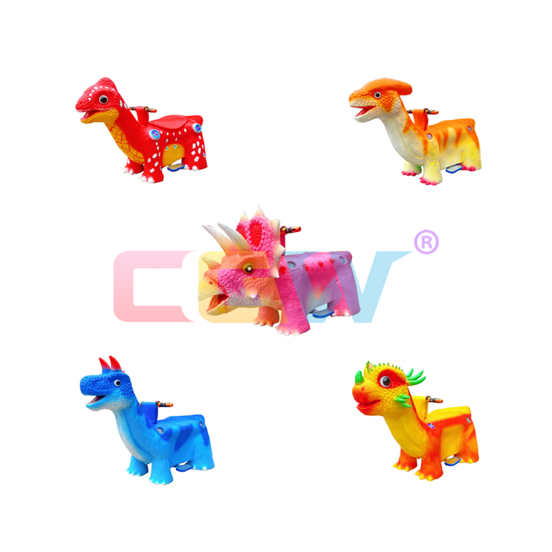 CGW Dinosaur Kiddie Ride - Manufacturer - Coin Operated Kids Animal Amusement Equipment