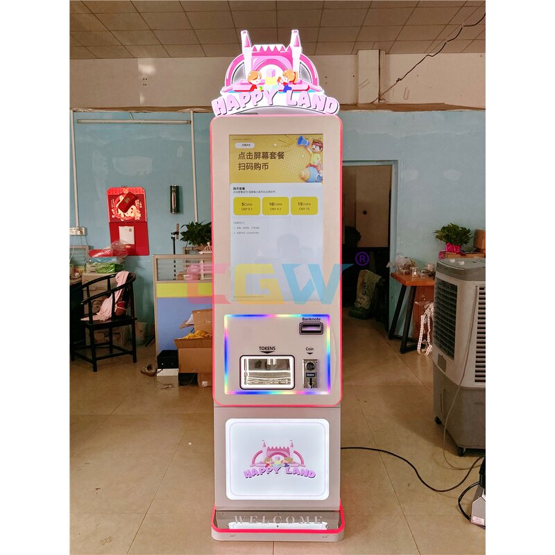 Coin Change Kiosk - Manufacturer - Cashless Bill to Token Exchange Arcade Game Center