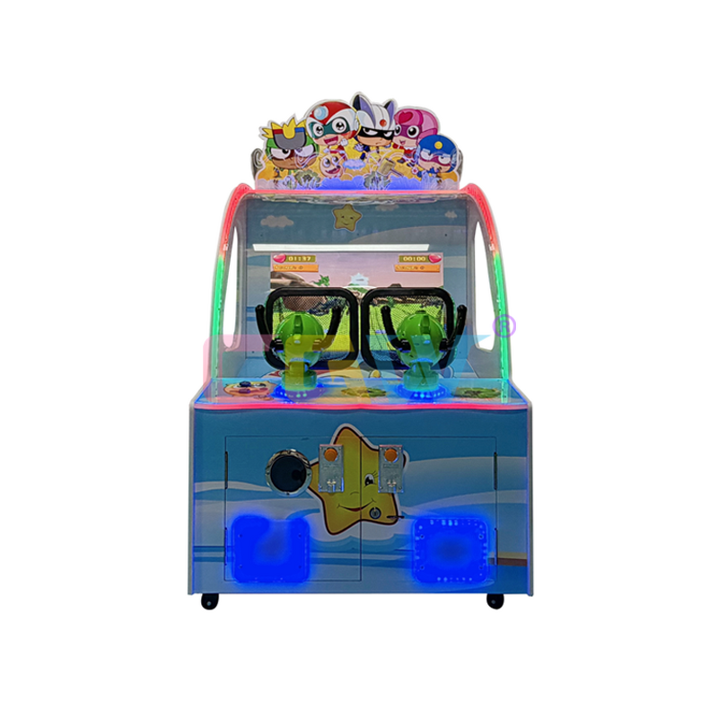 Water Shooting Arcade Game - Manufacturer - Euro Coin/Free Play Gun Simulator Kids Playground