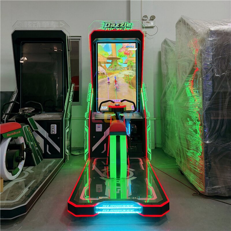 2 Player Arcade Bike Ride - Manufacturer - Portable Coin Operated Kiddie Adult Sport Ticket