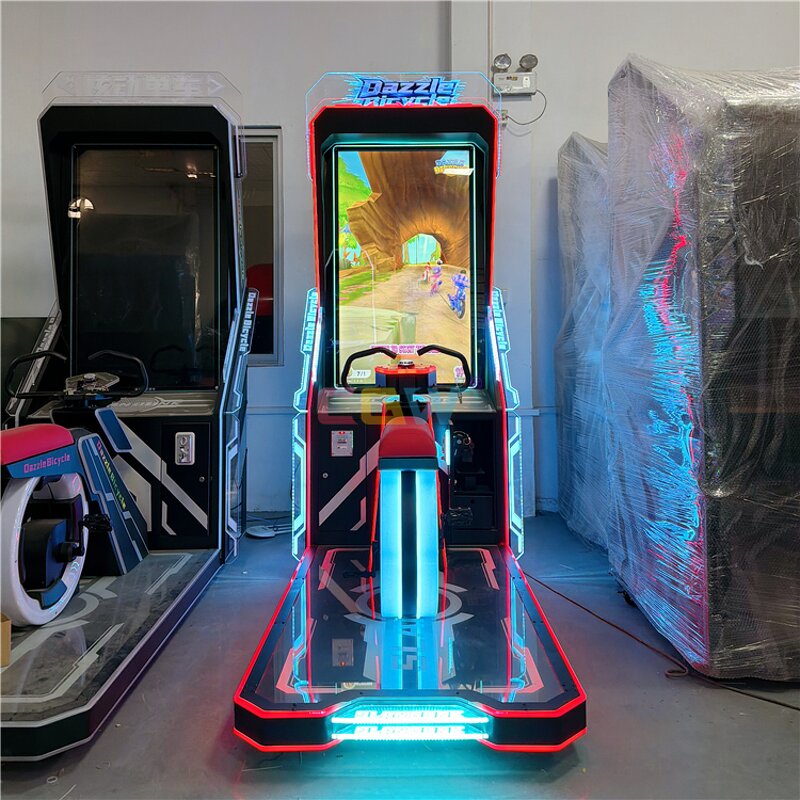 2 Player Arcade Bike Ride - Manufacturer - Portable Coin Operated Kiddie Adult Sport Ticket
