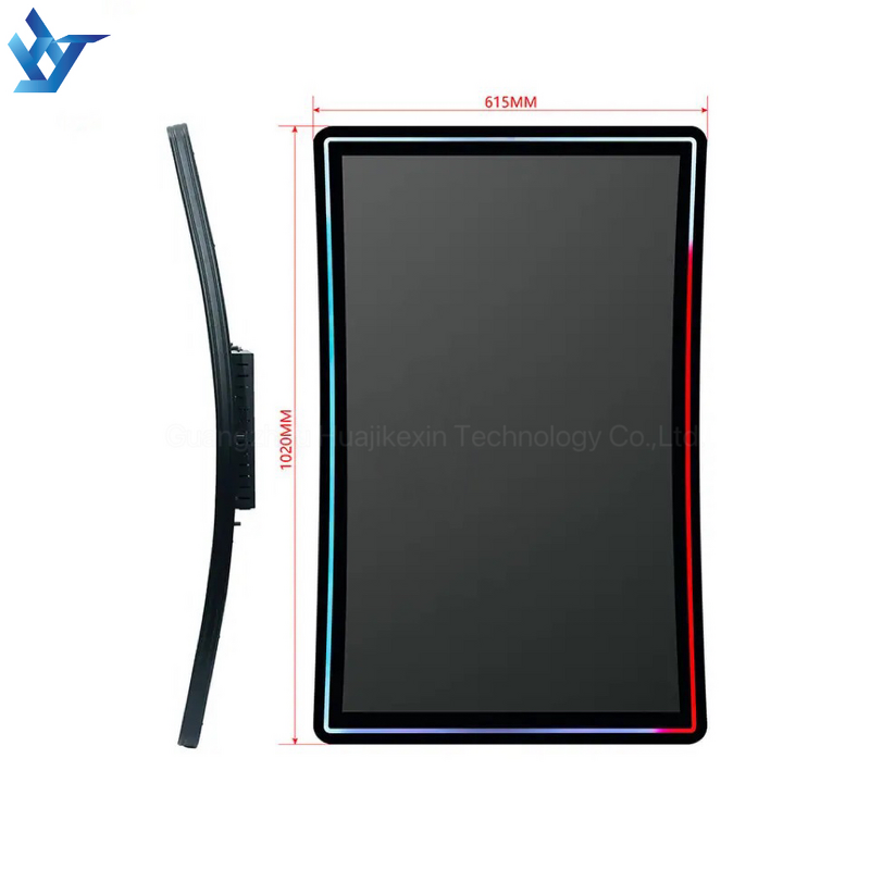 Touch Screen Monitor Manufacturer - 43 Inch Curved Capacitive Multi for Super Lock Game