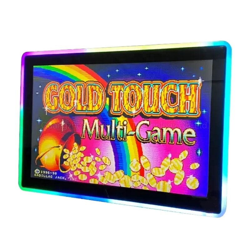 Display Monitor Manufacturer - HJKX 22 Inch PCAP Capacitive Gold Touch WMS550 with 3M RS232
