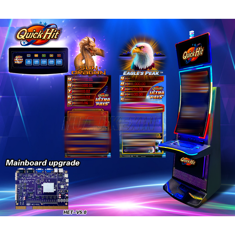 Skill Game Machine Manufacturer - HJKX Multiple Games Quick Hit 2In1
