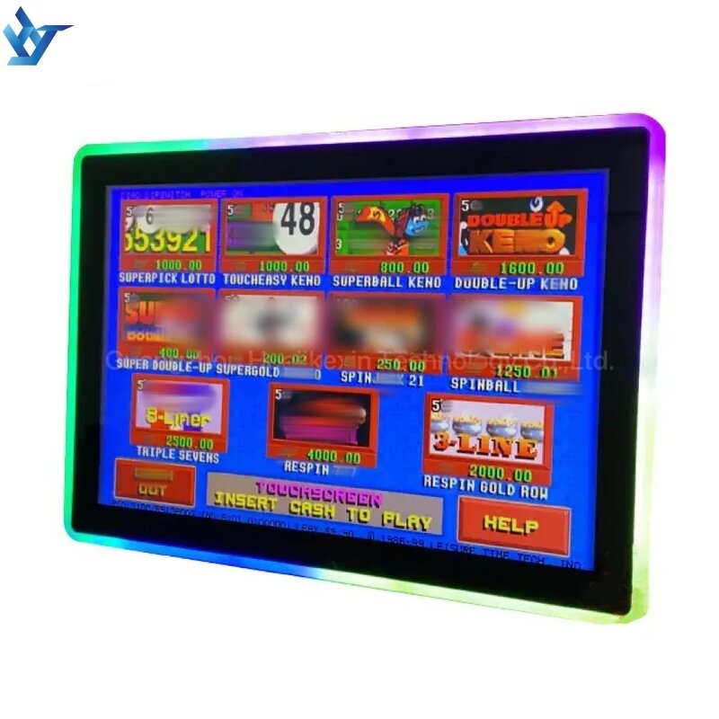 Gaming Monitor Manufacturer - HJKX 22 Inch PCAP Capacitive LED Multi Touch for Pot O Gold LOL