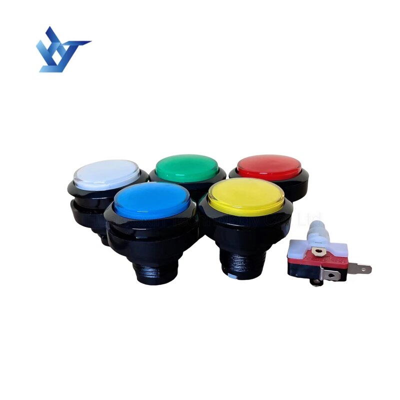 Arcade Button Manufacturer - HJKX Factory Direct Sale with LED