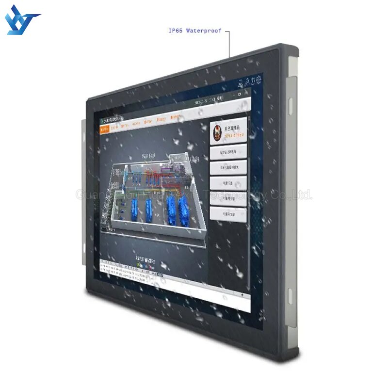 Industrial Monitor Manufacturer - HJKX 7 Inch Multi Touch All in One IP65 Waterproof PCAP Capacitive
