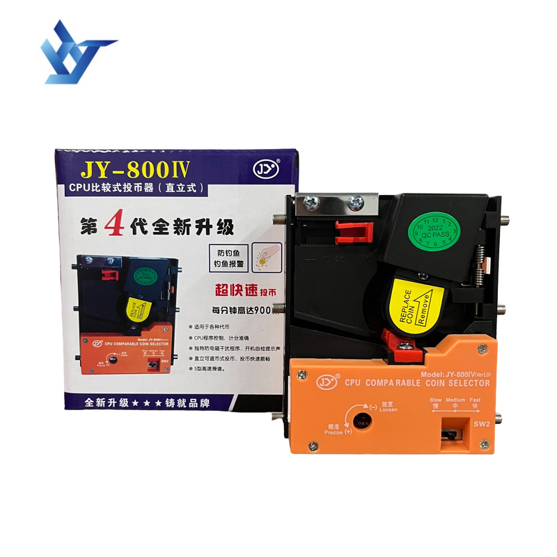 Coin Changer Manufacturer - HJKX JY-800 CPU Comparison Type Vertical Multi Coin Selector