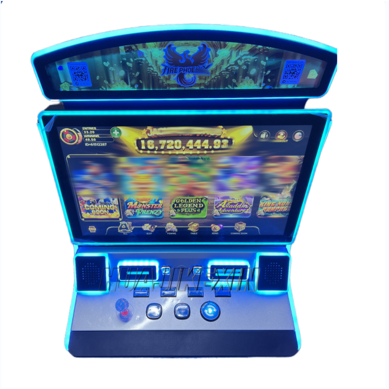 Game Cabinet Manufacturer - USA Popular Mobile Multi Games Fire P-Hoe.nix Software 27 Inch Monitor