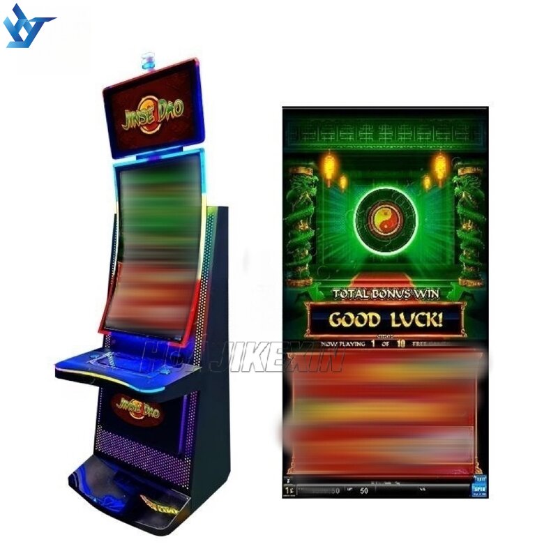 Video Game Machine Manufacturer - 43 Inch Curved Touch Screen Skill Games Jinse Dao 4 in 1