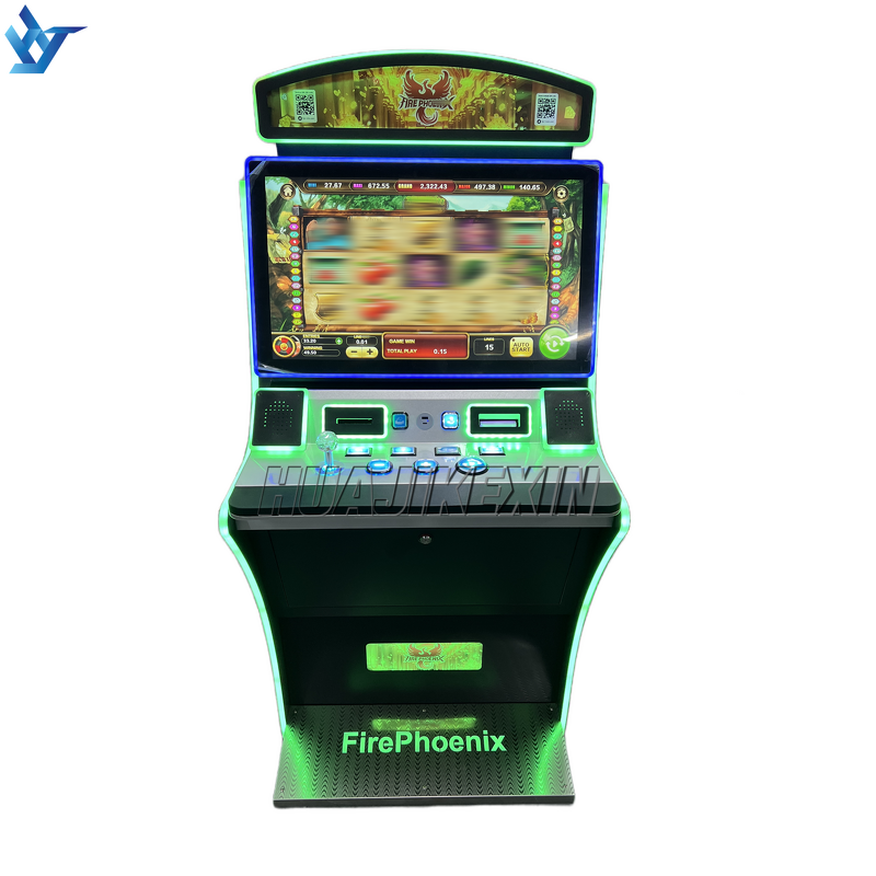 Game Cabinet Manufacturer - USA Popular Mobile Multi Games Fire P-Hoe.nix Software 27 Inch Monitor