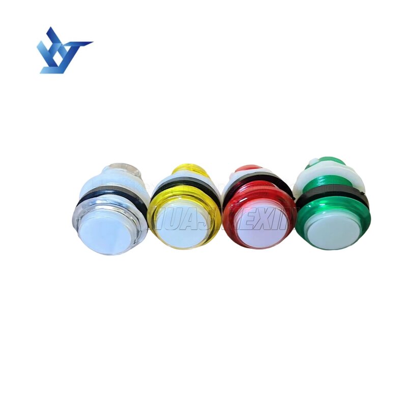 Arcade Button Manufacturer - 12V LED Illuminated with Switch for Game Machine Parts