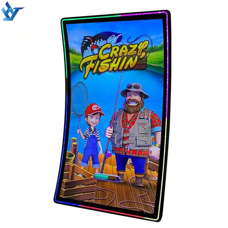 Touch Screen Monitor Manufacturer - HJKX 43 Inch PCAP Sensor Curved Capacitive with LCD 3M RS232