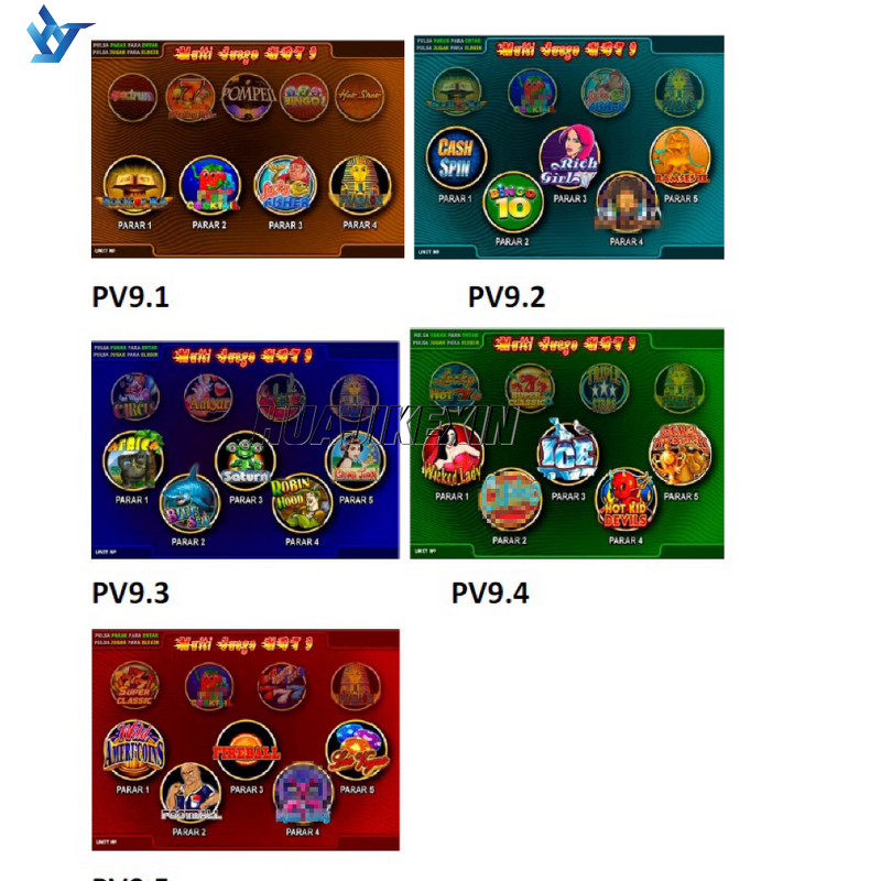 Arcade Game Machine Manufacturer - HJKX Multi Hot 9 Pink Vertical 9 in 1 V1