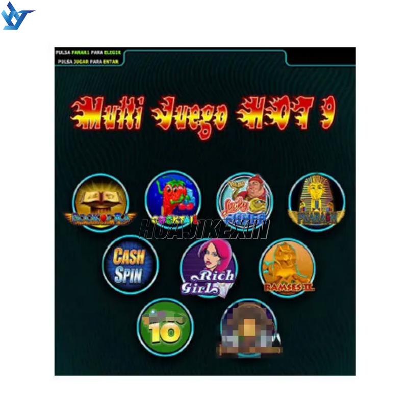 Arcade Game Machine Manufacturer - HJKX Multi Hot 9 Pink Vertical 9 in 1 V1