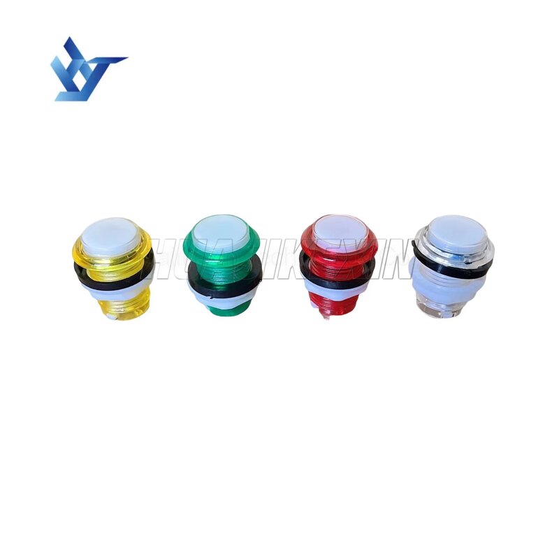 Arcade Button Manufacturer - 12V LED Illuminated with Switch for Game Machine Parts