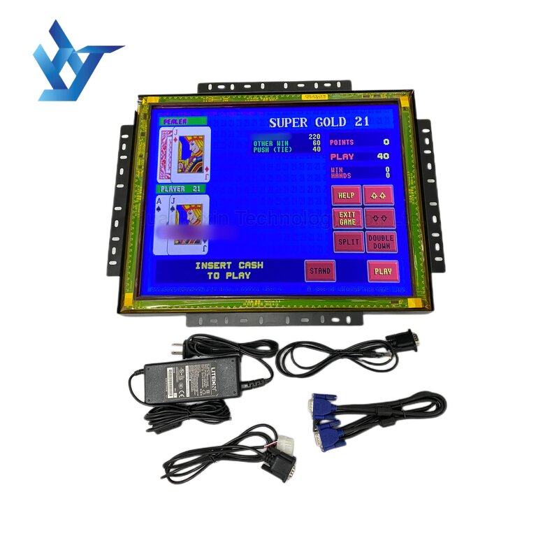 Touch Screen Monitor Manufacturer - HJKX Hot Factory Price 19 Inch IR 3m RS232 for Pot O Gold