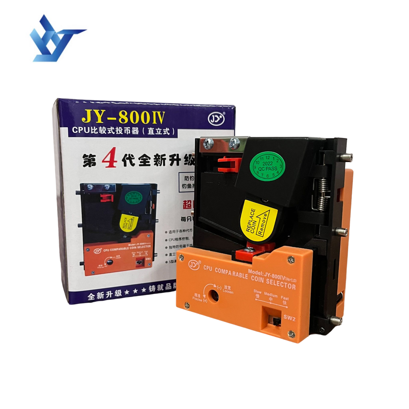 Coin Changer Manufacturer - HJKX JY-800 CPU Comparison Type Vertical Multi Coin Selector
