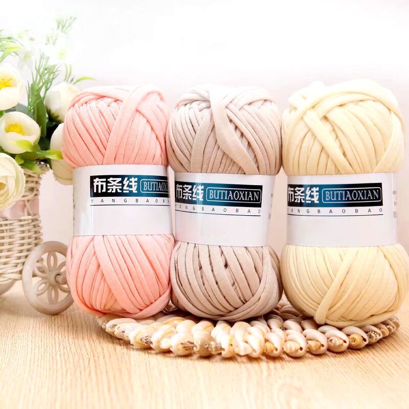 T-shirt Yarn - Manufacturer - Wholesale Solid Color Hand Knitting Crochet Yarn