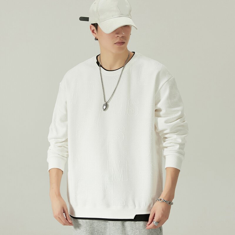 Men's Long Sleeve - Manufacturer - Fashion Brand Loose Casual Woven Winter