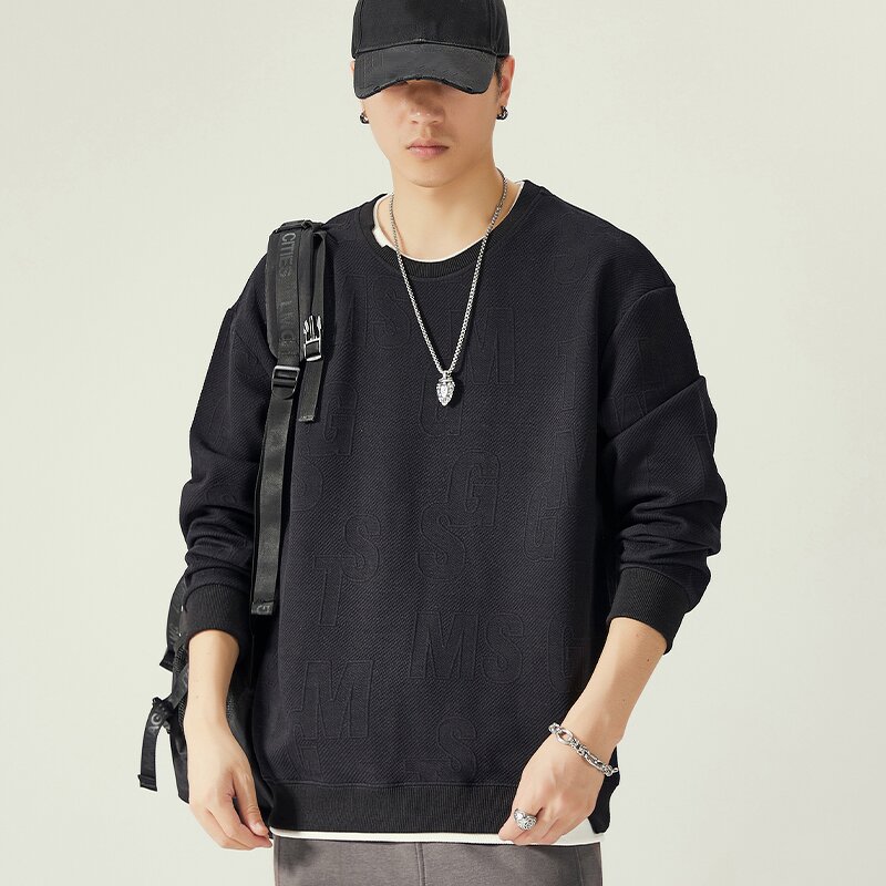Men's Long Sleeve - Manufacturer - Fashion Brand Loose Casual Woven Winter