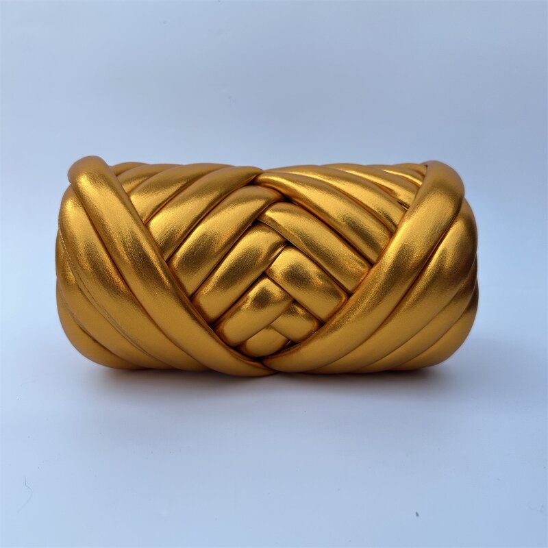 Metallic Tube Yarn - Manufacturer - 3CM Super Chunky Recycled Dyed Crochet