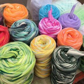 Felting Wool Fiber - Manufacturer - Mixed Color Natural Animal Needlework Felting