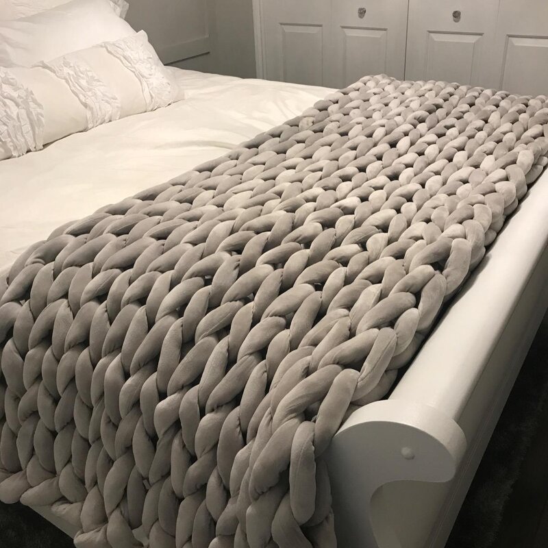 Chunky Knotted Yarn - Manufacturer - Super Soft Braided Crochet Vegan Cozy