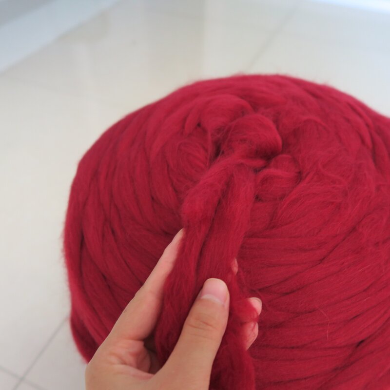 Merino Wool Yarn - Manufacturer - Big Chunky Eco-Friendly Arm Knitting Blanket