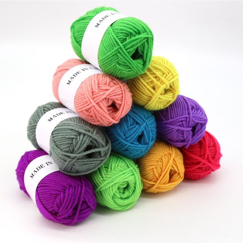 Acrylic Wool Yarn - Manufacturer - Super Soft DIY Baby Sweater Scarf Weaving