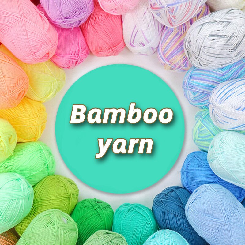 Bamboo Cotton Yarn - Manufacturer - 100% Organic 4ply 6ply 32s 40s Baby Knitting