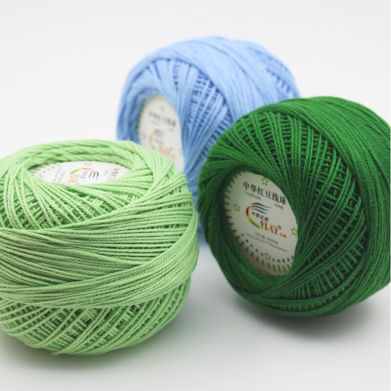Lace Cotton Yarn - Manufacturer - 3# 100% Wholesale Crochet Knitting Sewing Embroidery