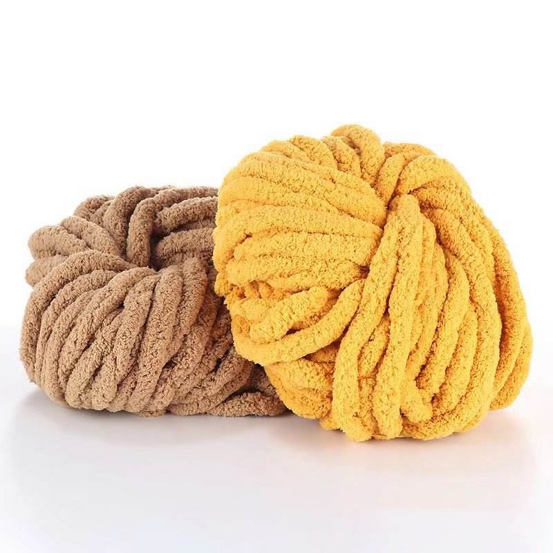 Chunky Chenille Yarn - Manufacturer - 2CM Stock Color Thick Blanket Knitting