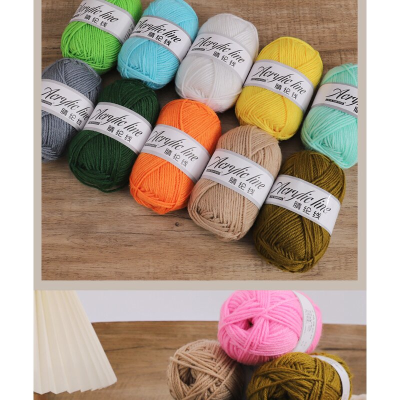 4 Ply Acrylic Yarn - Manufacturer - 50g Crocheting Double Knitting Soft Wholesale