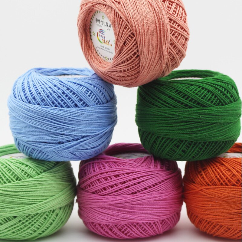 Lace Cotton Yarn - Manufacturer - 3# 100% Wholesale Crochet Knitting Sewing Embroidery