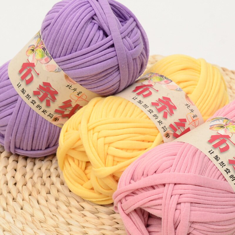 T-Shirt Yarn - Manufacturer - Thick Elastic Fabric Crochet Bag Blanket Cushion