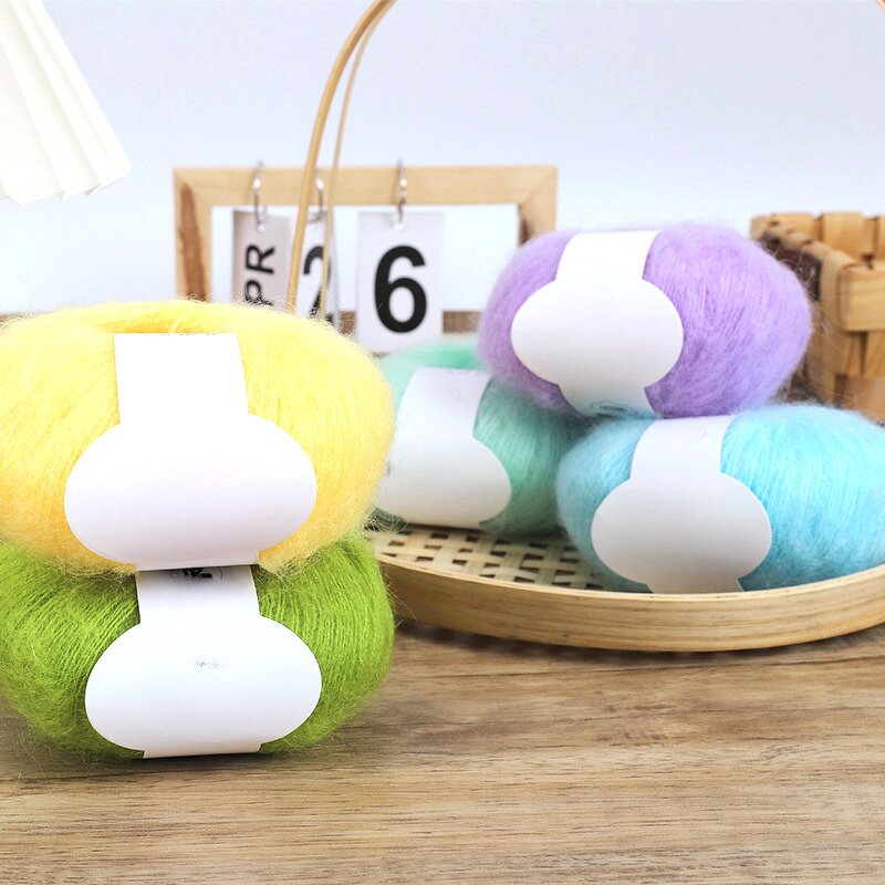 Mohair Sequin Yarn - Manufacturer - Acrylic Blended Dyed Hand Knitting Weaving