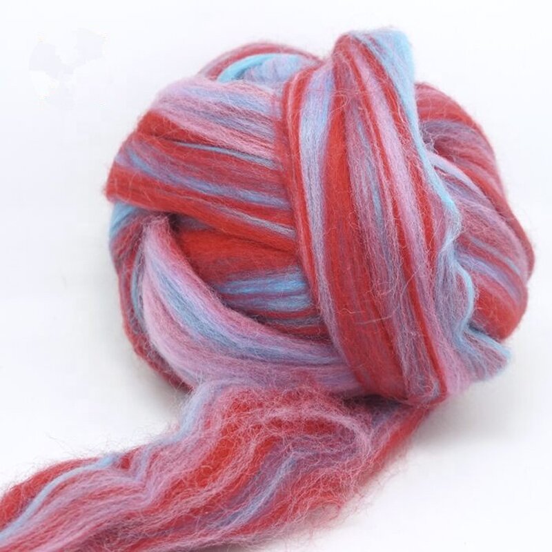 Felting Wool Fiber - Manufacturer - Mixed Color Natural Animal Needlework Felting
