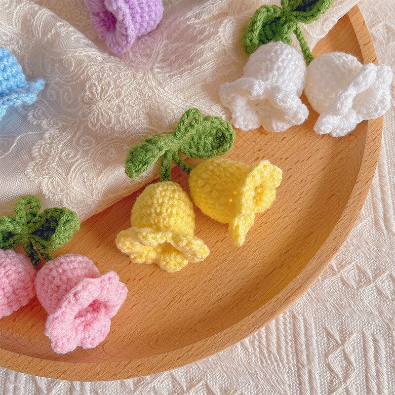 Crochet Artificial Flower - Manufacturer - Customizable Cute Wool Yarn Knit