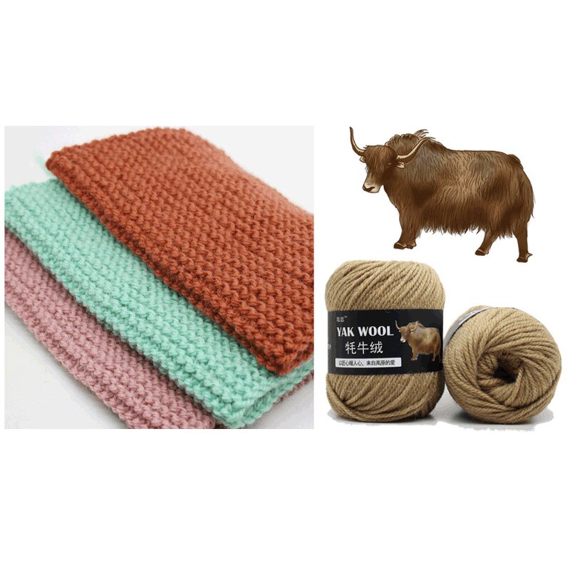 Yak Wool Yarn - Manufacturer - Medium Thick Coat Scarf Ring Spun Cotton Acrylic