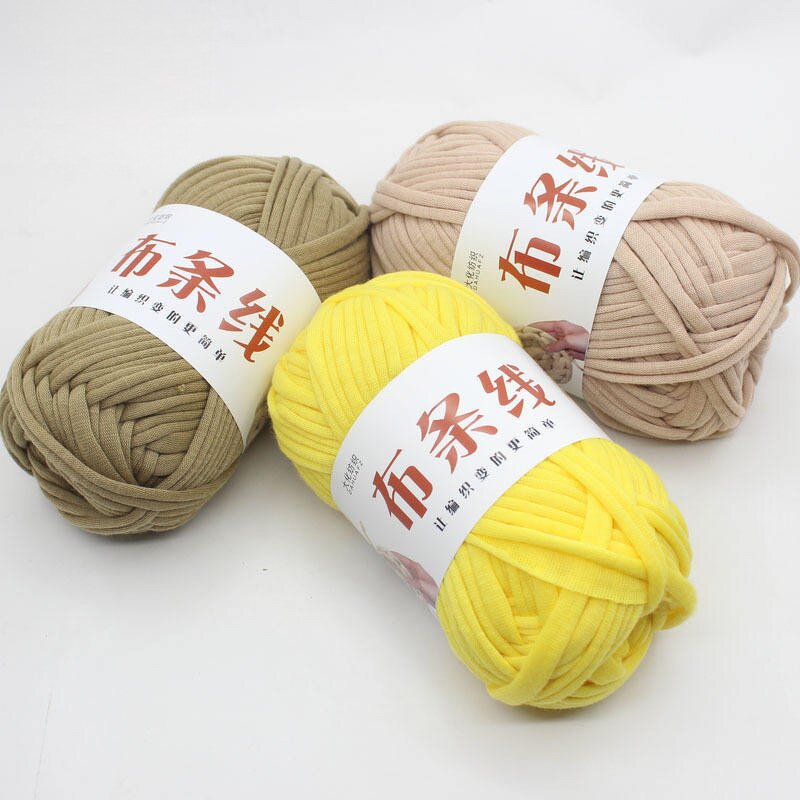 Polyester T-Shirt Yarn - Manufacturer - 100% DIY Pet Bed Handbags Dyed Fancy