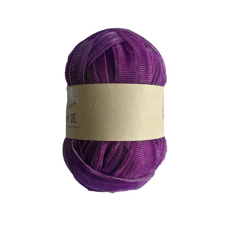 T-Shirt Yarn - Manufacturer - Woven Bag Recycled Cotton Glitter Dyed Fancy