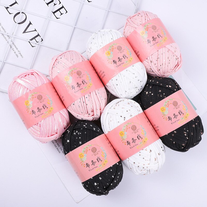 T-shirt Yarn - Manufacturer - 100g Chunky Polyester Recycled Dyed Jumbo Tube