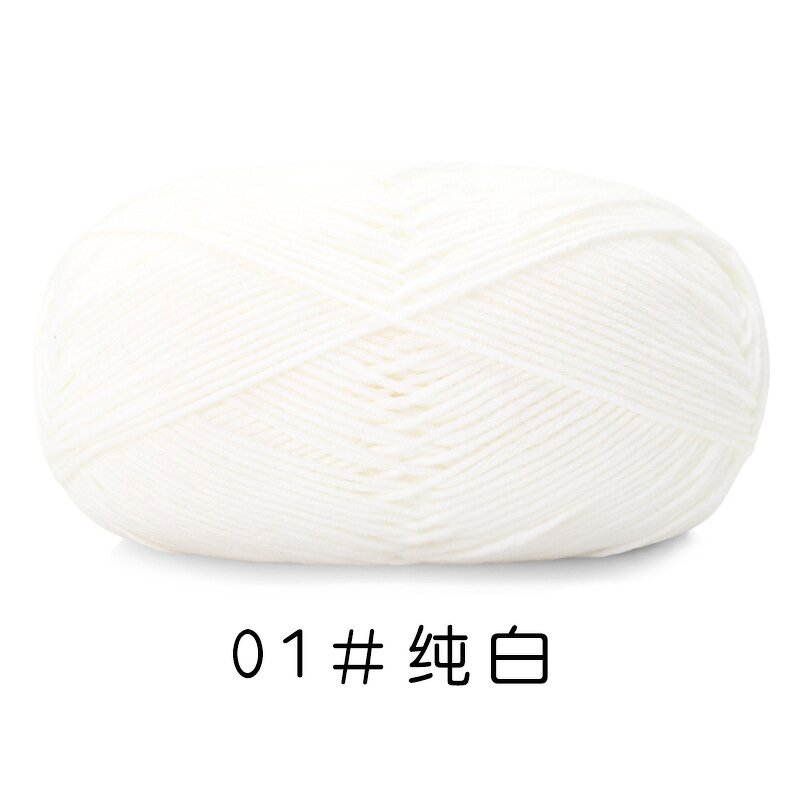 Hand Knitting Yarn - Manufacturer - 5ply Combed Cotton Milk Blended 100g Dyed Ring Spun