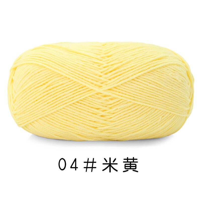 Hand Knitting Yarn - Manufacturer - 5ply Combed Cotton Milk Blended 100g Dyed Ring Spun