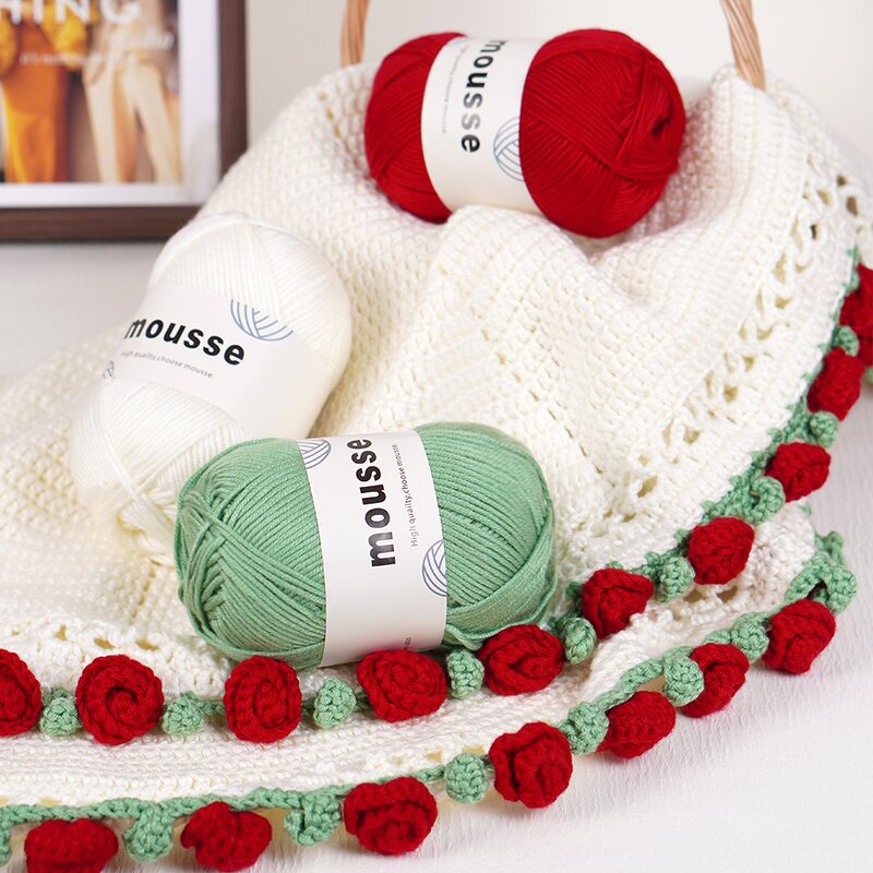 Acrylic Tufting Yarn - Manufacturer - 100g Skeins 100% Bulk Soft Crochet Knitting